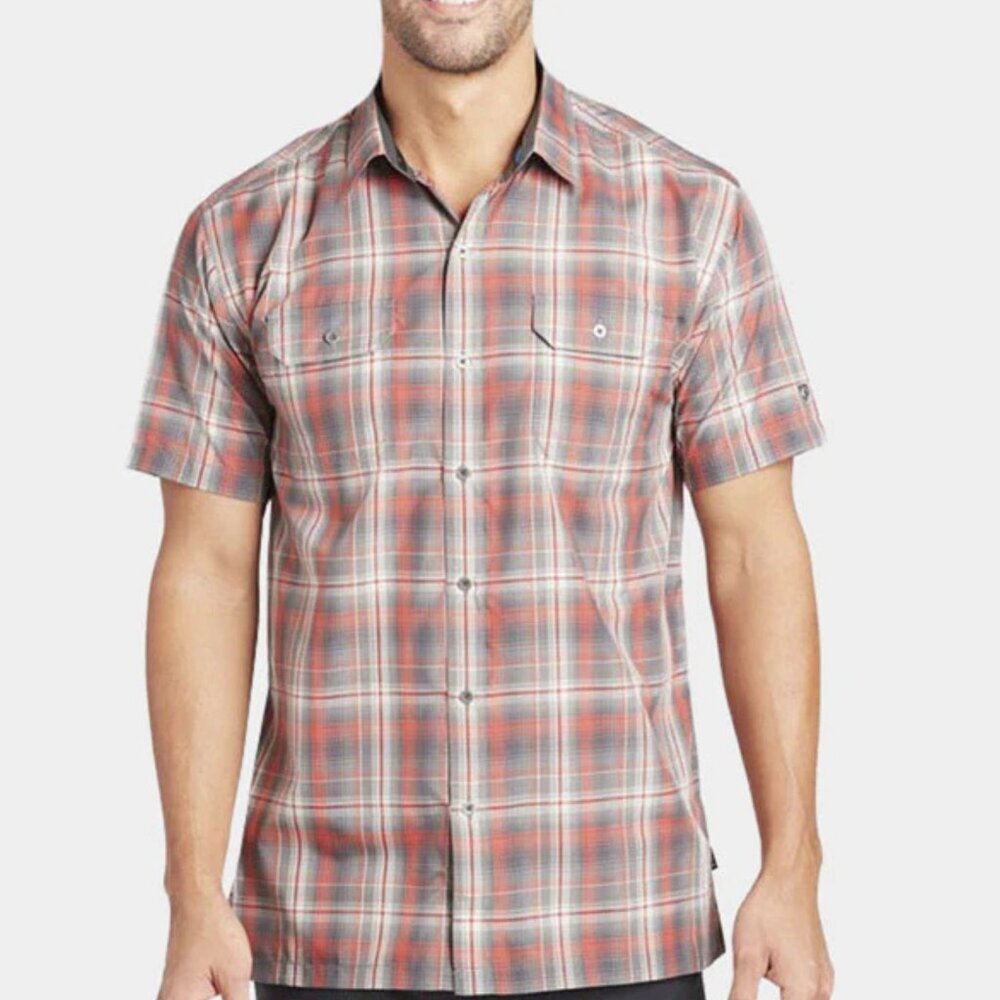 Kuhl Eluxur Response Short Sleeve Shirt Size Large 54047
